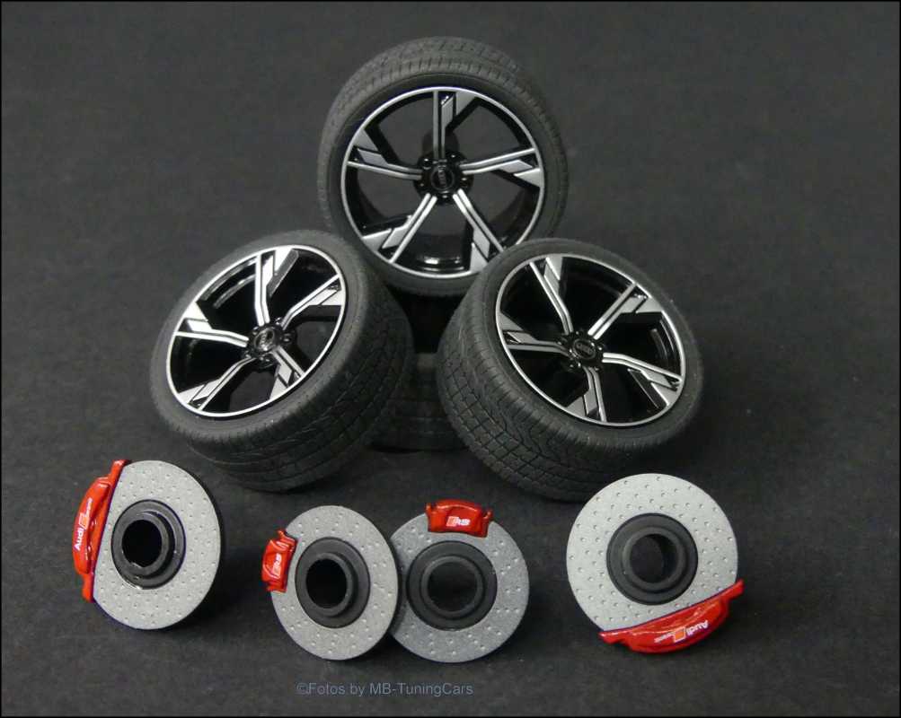 1:18 Audi RS4 Avant (B9) Alufelgen